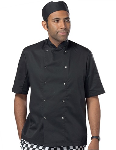 DEN-DD08S-Short Sleeve Snap Stud Fastening Jacket